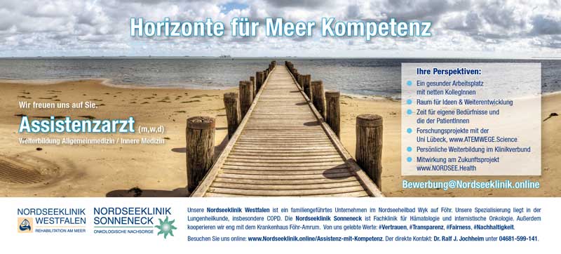 Stellenangebot Assistenzarzt Nordseeklinik Westfalen Stellenangebot Assistenzarzt Nordseeklinik Westfalen