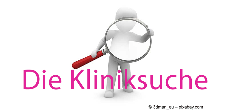 Die Kliniksuche. Schnell zum Ziel! Die Kliniksuche. Schnell zum Ziel!