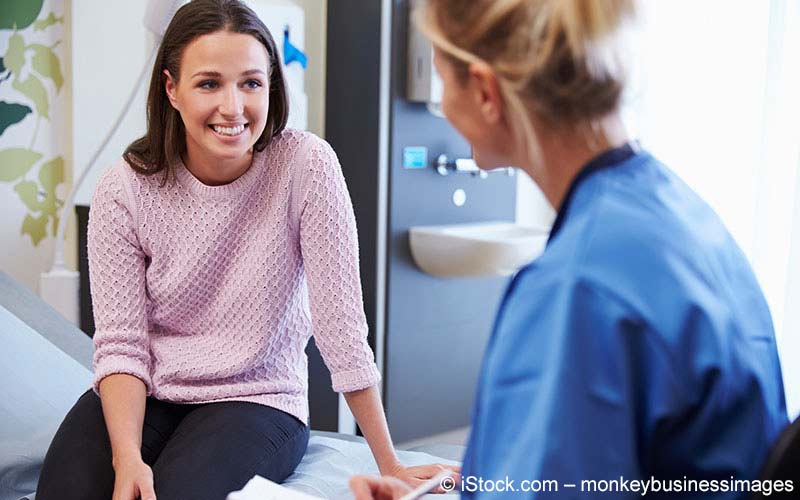 Gespräch mit Patientin Gespräch mit Patientin