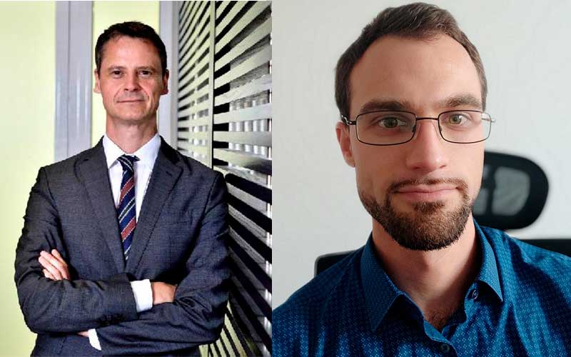 Dr. York Dhein (links), Vorstandsvorsitzender der Johannesbad Gruppe, und Gregor Hagn, Referent für Unternehmensentwicklung, lehren an der TH Deggendorf Praxiswissen im Studiengang Management im Gesundheits-, Sozial- und Rettungswesen. Foto: Johannesbad Dr. York Dhein (links), Vorstandsvorsitzender der Johannesbad Gruppe, und Gregor Hagn, Referent für Unternehmensentwicklung, lehren an der TH Deggendorf Praxiswissen im Studiengang Management im Gesundheits-, Sozial- und Rettungswesen. Foto: Johannesbad
