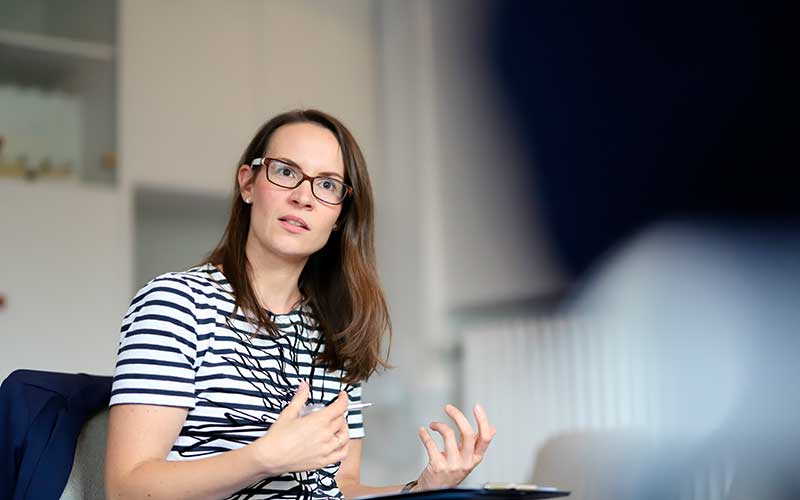 Jana Kaiser im Gespräch Jana Kaiser im Gespräch