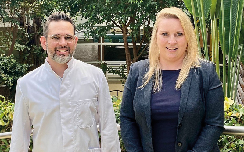 Karin Fuchs und Dr. Stefan Junk Karin Fuchs und Dr. Stefan Junk
